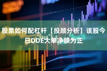 股票如何配杠杆【投顾分析】该股今日DDE大单净额为正